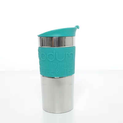 Termosmugg (Silverfärgad, Turkos) från Bodum