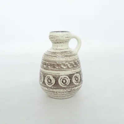 Vase (Beige, Brun) fra Strehla Keramik