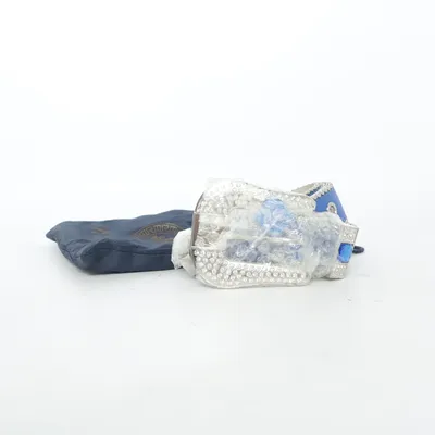 Waist belt (Blue, Silver) from Ricarda M Leather
