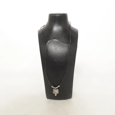 Necklace (Black, Silver) from Earth Spirit Unknown metal