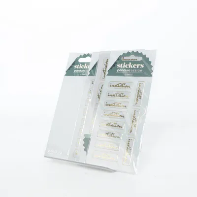 Stickers (Goud) van Panduro Design