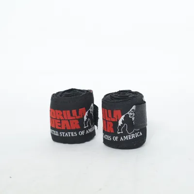 Wrist straps (Black, Red) from Gorilla Wear