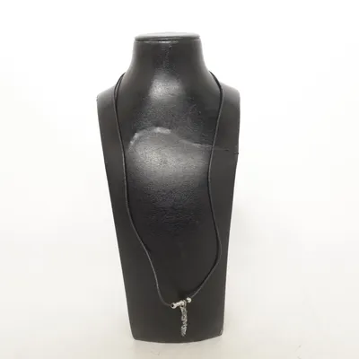 Necklace (Black, Silver) from Earth Spirit Unknown metal