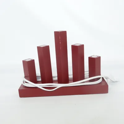 Electric advent candle holder (Red) from Star Trading
