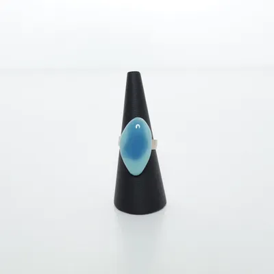 Ring (Blue, Gold) Unknown metal