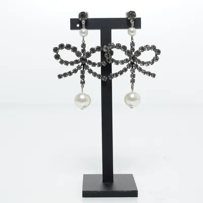 Clipoorbellen (Zilver, Wit) van Erdem x H&M Onbekend materiaal