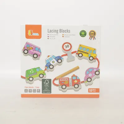 Activiteitenspeelgoed (Lacing Blocks) van Viga