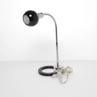 Bureaulamp (Zwart, Zilver)