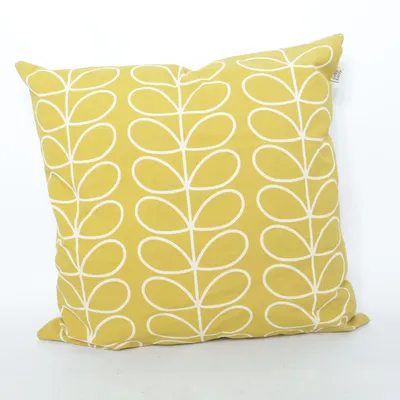 Cushion (Yellow, White) from Orla Kiely