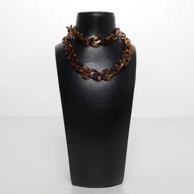 Halsband (Brun, Flerfärgad) Plast