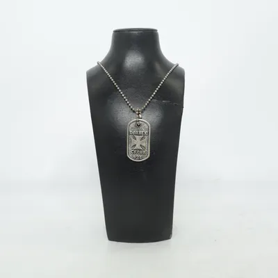 Collier (Argent) de Double Rose Métal inconnu