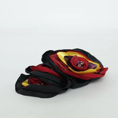 Brosch (Svart, Flerfärgad) Okänd metall