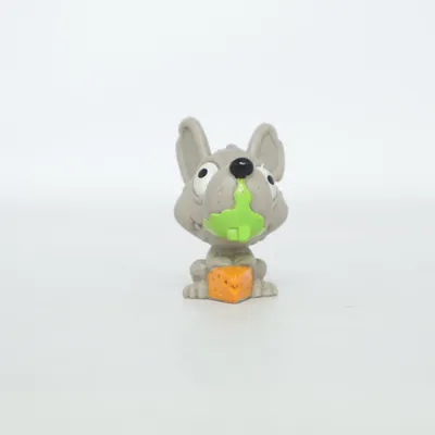 Toy figurine (Gray, Orange, Green) from Moose