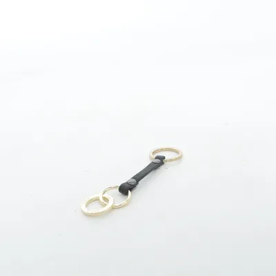 Nøglering (Sort, Guld) fra Efva Attling