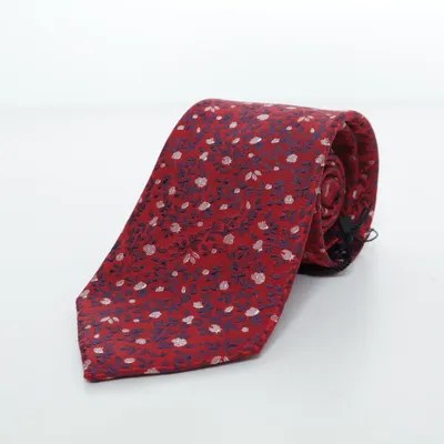Tie (Red, Multicolored) from Jaeger Silk