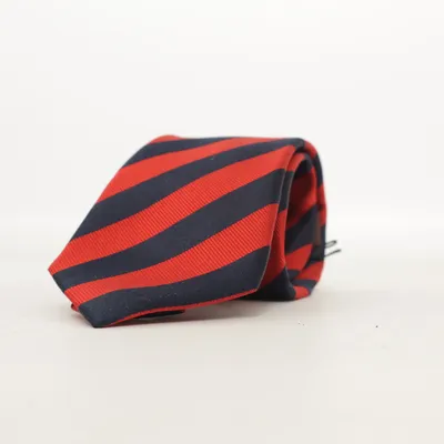 Tie (Red, Blue) from Atlas Design Silk