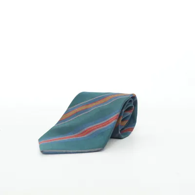 Krawatte (Grün, Blau, Mehrfarbig) von Donatello Seide