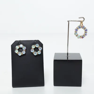 Jewelry set (Gold, Multicolored) Unknown metal