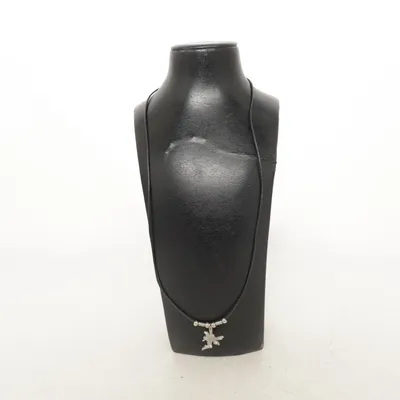 Necklace (Black, Silver) from Earth Spirit Unknown metal