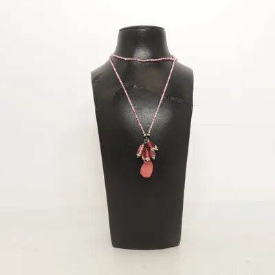 Necklace (Pink, Red, Multicolored) Unknown metal