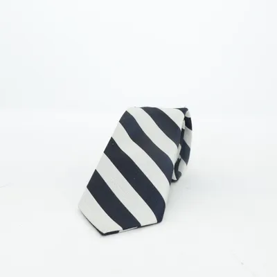 Tie (Blue, White) from Trevira Polyester
