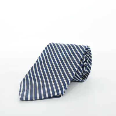 Stropdas (Blauw, Wit) van Breuer Zijde