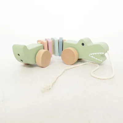 Pull toy (Green, Multicolored) from JaBaDaBaDo