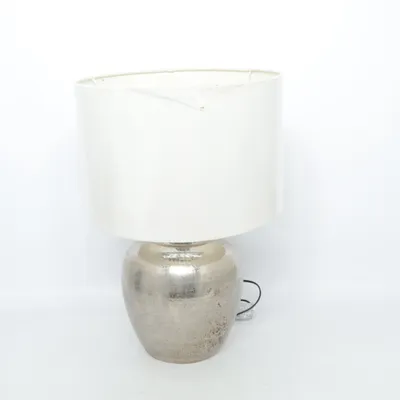Tischlampe (Silber, Weiß) von Zara Home