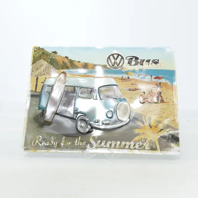 Skylt (Blå, Flerfärgad) från Nostalgic Art