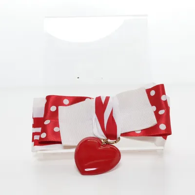 Broche (Wit, Rood) Onbekend materiaal