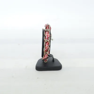 Bracelet (Red, Silver, White) from Schmuck Art Unknown metal