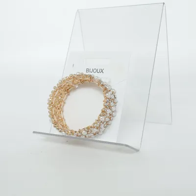 Armbånd (Guld, Hvid) fra Bijoux Ukendt metal