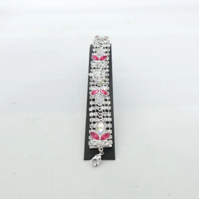 Armband (Silverfärgad, Röd, Flerfärgad) från Bijou Brigitte Okänd metall
