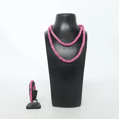 Sieradenset (Roze) Onbekend materiaal