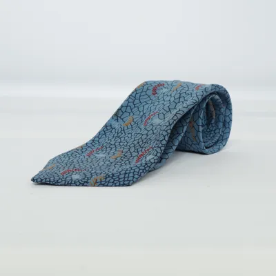 Stropdas (Blauw, Meerkleurig) van Hecha a Mano por Marco Pascali Zijde