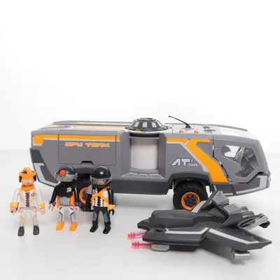 Toy car (Gray, White, Orange) from Playmobil