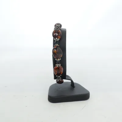 Armband (Brun, Svart) Bärnsten