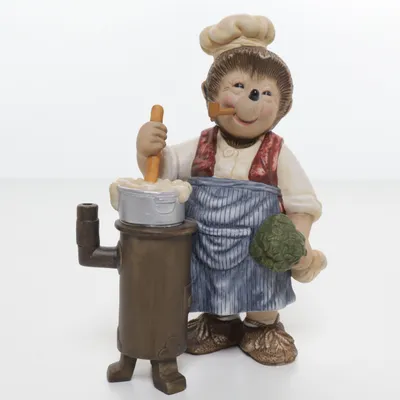Figurine (Brown, Gray, Multicolored) from Goebel