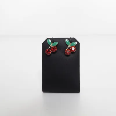 Oorbellen (Groen, Rood, Goud) van Fashion Jewelry Onbekend materiaal