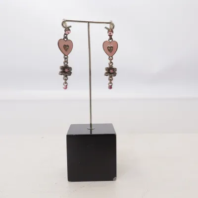Örhängen (Rosa) Okänd metall