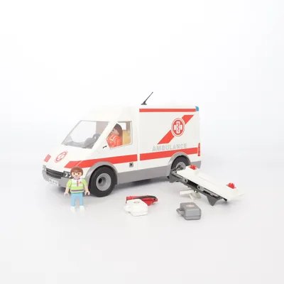 Legetøjsbil (Hvid, Rød) fra Playmobil