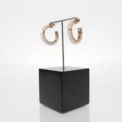 Earrings (Gold, White) from Ebelin Unknown metal