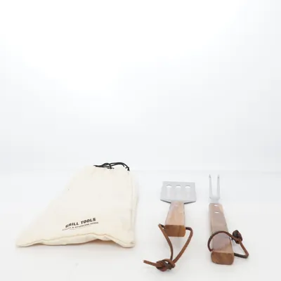 Barbeque cutlery (Brown, Silver) from Nicolas Vahé