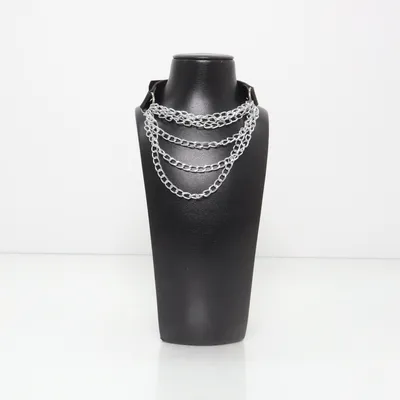 Choker (rock, heavy, metal, goth, skull, tiktok, y2k, trending, black, halloween, festival) Okänd metall