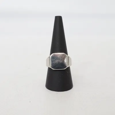 Klackring (Silverfärgad) Okänd metall