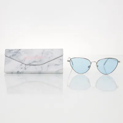 Zonnebril (Blauw, Zilver) van Ale-Hop