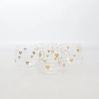 Mugg (Transparent, Guldfärgad) från Dorre