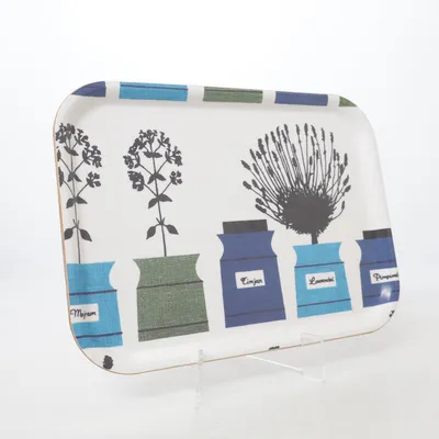 Bricka (Blå, Vit, Svart) från Almedahls