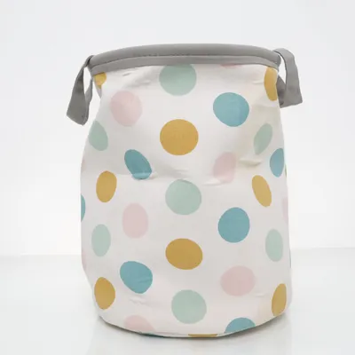 Laundry basket (White, Multicolored)