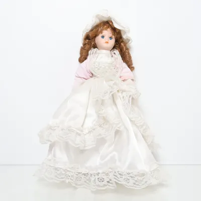 Porslinsdocka (Vit, Flerfärgad)